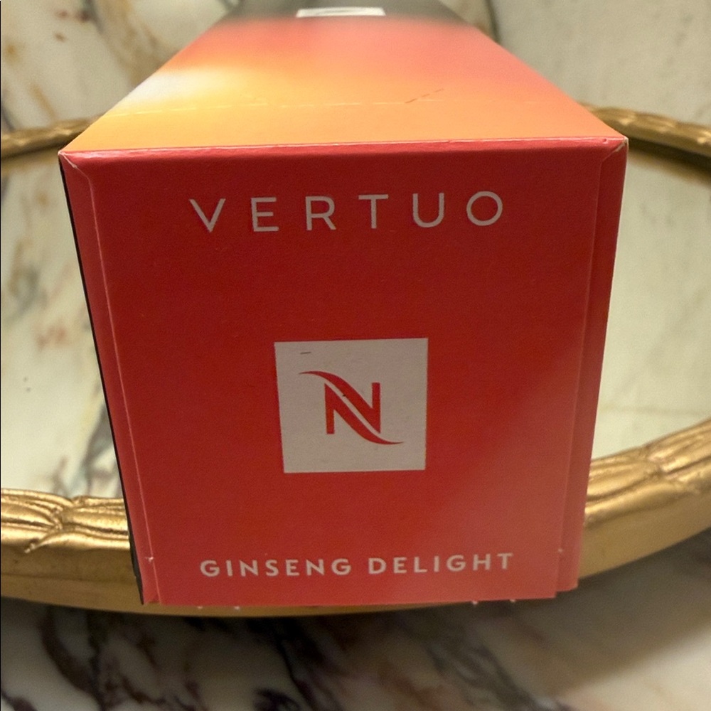 Nespresso Vertuo Ginseng Delight Pods - Red Packaging